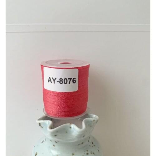 AY-8076 A Roll Wholesale 2mm-36mm 100% Pure Silk Embroidery Ribbons Handcraft Supply Double Faced Thin Taffeta Silk Ribbon