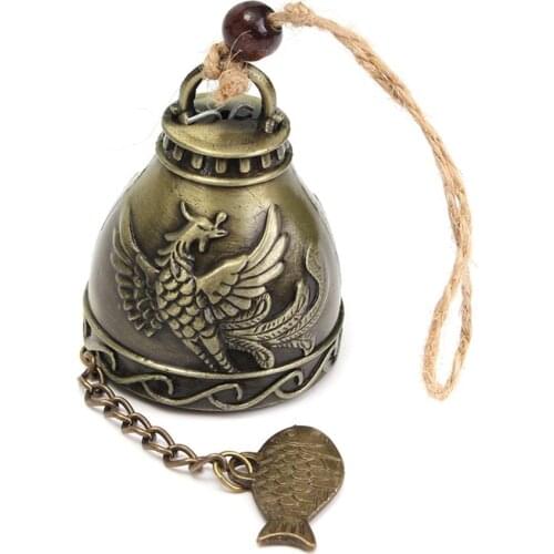 New Lucky Gift Bless Luck Bells Wish You Good Luck Hanging Wind Chimes Decorative Pendant