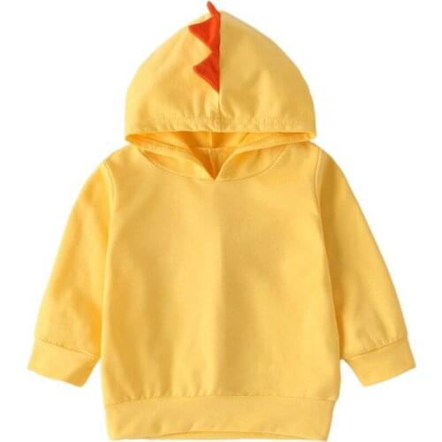 Children Sweater Autumn Winter Infants Young Child Hooded Boy Girl Sweater Jacket Dinosaur Sweater Jacket Long-sleeved Pullover