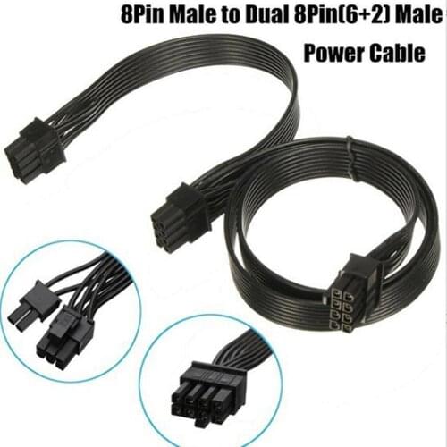For PCI Express GPU 8pin To Dual 6+2Pin 8 Pin Power Power New PCI-E Cable For Corsair Card Supply Series To Graphics 1 CS C D6D5