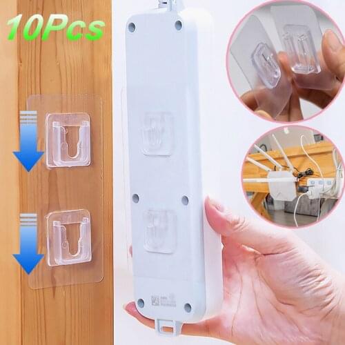 Double-Sided Adhesive Wall Hook Adjustable Suction Cup Sucker Waterproof Strong Kitchen Bathroom Office Bedroom Hook