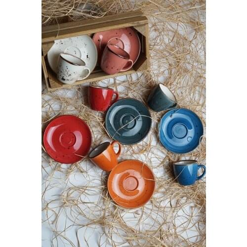 Tulu Porcelain Luna Mix 6 Personality Coffee Cup Pad
