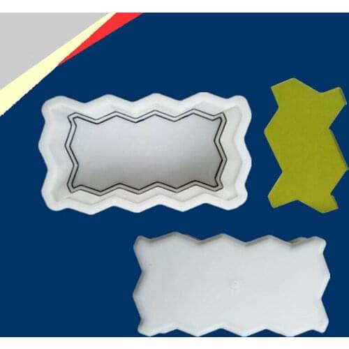 Color Tile Mold DIY Brick Wall Tool Silicone Road Path Propylene Paving Cement Brick Stone Concrete Mould Practical Garden Tools