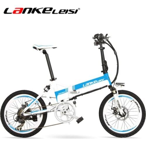 G550 500W / 240W 20 Inch Electric Bicycle Foldable Aluminum Alloy 36V And 13.8ah Large Capacity Batteriesn With Suspension