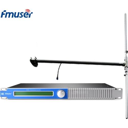 FMUSER FMT5.0-150H 100W 150W FM Transmitter Kit FM Broadcast Transmitter+DP100 FM Dipole Antenna+30m Cable For FM Radio Studio