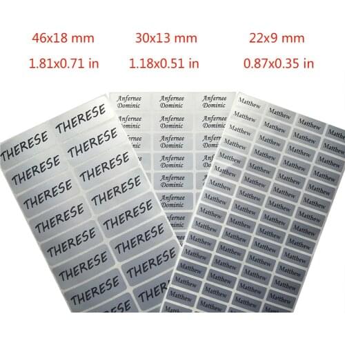 New Children Customized Name Stickers Students Tag Labels For Pen Bottle Waterproof School Stationery Stickers Unique Mark