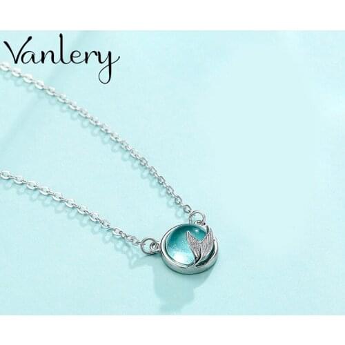 Trendy Mermaid Tail Fish Choker Necklaces For Women Fashion Long Sweater Chain Necklaces 2021 Party Jewelry Gift