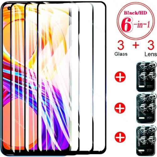 Full Cover Tempered Glass for Oppo Realme 8 Pro Screen Protector for Realme 8 7 i 5G 6i 5i 7i Global Camera Glass 8Pro 7Pro 6Pro
