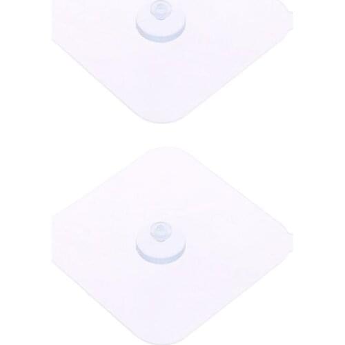 2Pcs Transparent Seamless Strong Self Adhesive Hook Holder Wall Hanger Hanging For Photo Frame Painting Picture Poster No Drill