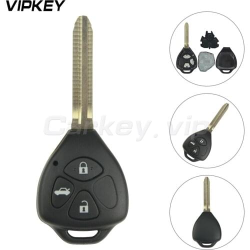 Remotekey HYQ12BBY remote key fob For Toyota Camry Corolla no chip 3 Buttons 314.4mhz TOY43 car remote control