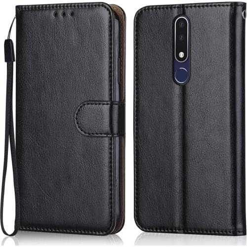 Luxury Leather Case for On NOKIA 3.1 Plus TA-1118, TA-1125, TA-1113, TA-1117, TA-1124, TA-1125 Wallet Stand Flip Case Phone Bag