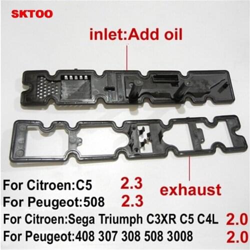 SKTOO For Peugeot 508 408 307 C5 Sega Triumph 2.0 2.3 new engine valve chamber cover pad genuine intake and exhaust