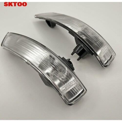 SKTOO Pair of Mirror Turn Signal Corner Light Lamp Cover Shade Screen for Ford Focus 2 3 Mondeo