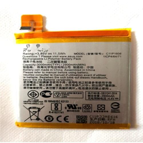 C11P1606 Replacement cell phone Battery For Asus Zenfone Laser 3 Zc551kl Phone Batteria 3000mAh with repair tools