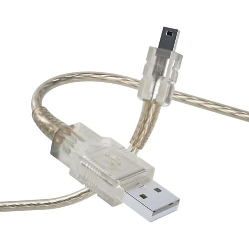 Ultra Short USB Mini USB cable USB 2.0 A male to USB Mini-B cord data charger cable Mini USB connector cable for MP3 Mp4 Camera