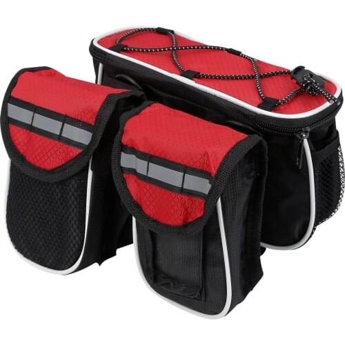 Bicycle Cycling Bag Front Frame Bag Tool Pack Storage Case Pouch For Bicycle Tube Bike Outdoor Accessories
