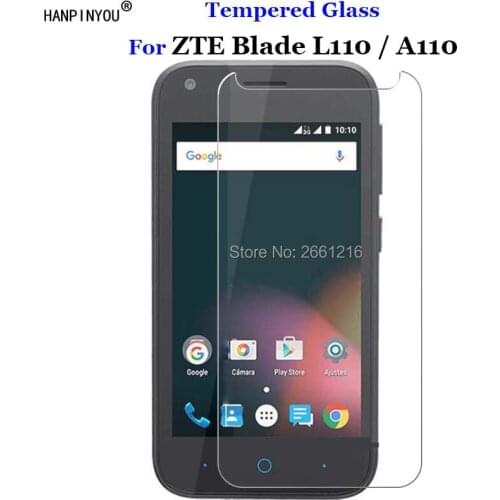 For ZTE Blade L110 Tempered Glass 9H 2.5D Premium Screen Protector Film For ZTE Blade L110 / ZTE Blade A110 4.0"