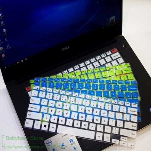 13.3 13 inch Notebook Laptop Silicone Keyboard Cover Protector for Dell XPS 13 9343 9350 9360 13.3-Inch Ultrabook Computer