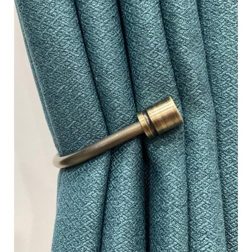 2Pcs U-shaped Wall Mounted Curtain Hook Hanger Holdback Tie Back Tassel Holder