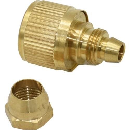 3/8 inch Quick connector Brass 10mm car wash hose water gun adapter hose connector copper fitting 8pcs