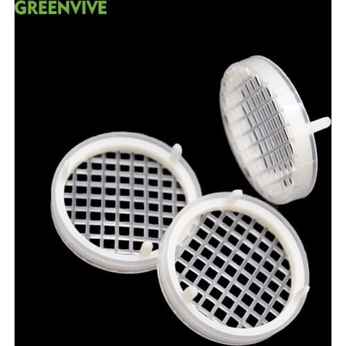 5PCS Plastic Push-In Queen Marking Cage for Queen Rearing Beekeeping