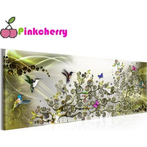 5D DIY Diamond Painting Full Diamond Embroidery Hummingbirds Abstract Money Cross Stitch Art Wall Painting k1190