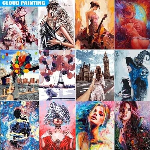 5d Diamond Painting Art Woman Oil Painting Square/round Rhinestone Diy Inlaid Embroidery Mosaic Painting Diamond Landscape