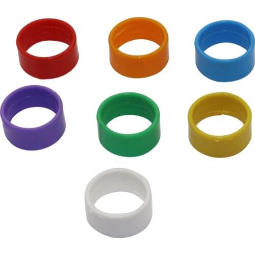70 Pcs Chicken Duck Goose Foot Ring 2.0/1.8/1.6cm Poultry Identification Rings Birds Feeding Equipment Animal Management Tools