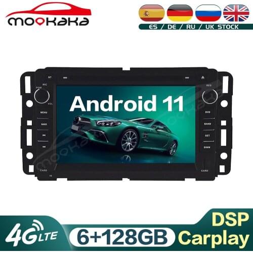 Android 11 6G+128GB Car Multimedia DVD Player For GMC Yukon Tahoe 2007 - 2012 GPS Navigation Audio Stereo Head Unit Carplay DSP