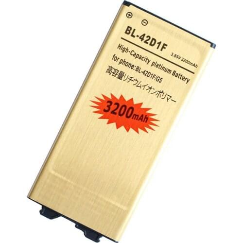 Ciszean 50pcs/lot 3200mAh BL-42D1F Gold Replacement Battery For LG G5 VS987 US992 H820 H840 H850 H830 H831 F700S H960 LS992