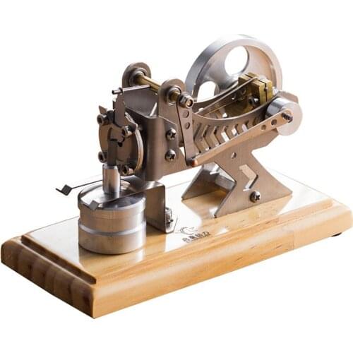 SLIVER STIRLING ENGINE MOTOR MINI MODEL SCIENCE EXPERIMENTAL EQUIPMENT KIDS GIFT