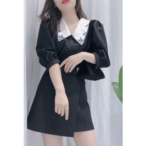 FLHJLWOC Women's Shirts With Embroidery