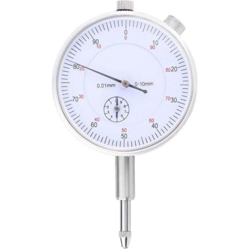 0-10mm Dial Indicator Gauge 0.01mm Accuracy Measuring Indicator Meter High Accuracy Resolution Indicator Gauge Instrument Tool