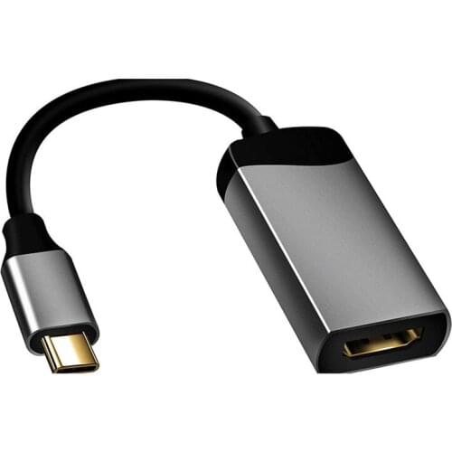 USB C to HDMI Converter 4K@30Hz, KUYIA Type C to HDMI Adapter Thunderbolt 3 Compatible with , iPad Pro, MacBook to HDTV