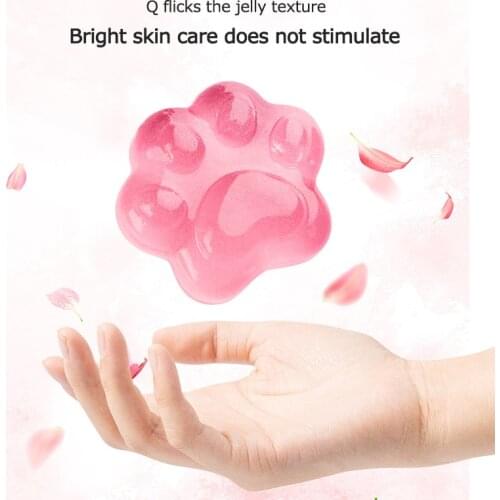 Cat paw jelly soap Nicotinamide amino acid anti-mite soap Cleansing Handmade Soap beauty products face care skin deep cleaning
