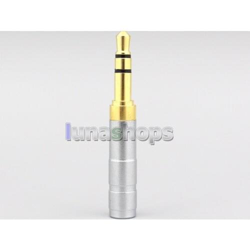 LN005340 3.5mm Headphone Earphone Pins Plug Adapter For Final Audio Design Pandora Hope vi Denon AH-D600 D7100 Velodyne vTrue