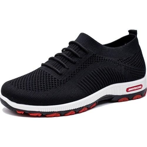 Fashion mens shoes new summer classic work shoes Korean trend walking shoes thick bottom mesh sports casual mens shoes net red