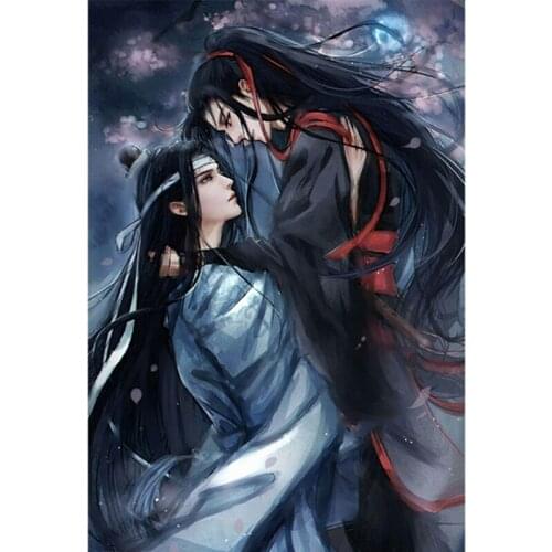 Mo Dao Zu Shi Wall Painting Anime Around Poster Wall Scroll Painting Art Picture for Living Room Bedroom Home Decoration Art
