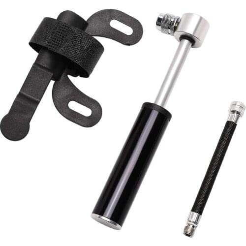 Portable Bicycle Pump 120PSI Convertible Schrader Valve Inflation for Road Bikes, Mini Ball Pump,Football Basketball Rugby