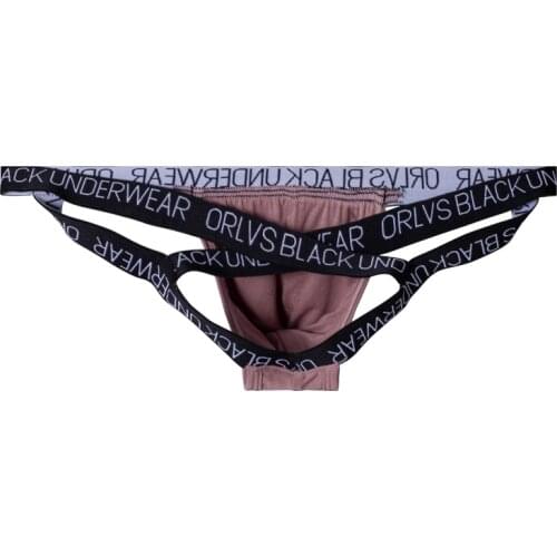 Cross Strap Jockstrap Men Underwear Sexy Thong Strings Gay Bikini Panties Male Underpants Modal Sissy Lingerie Sexy Penis Pouch