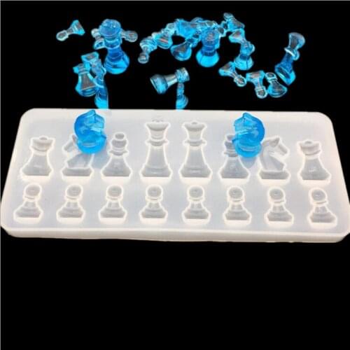 1pcs International chess checkerboard DIY Resin Decorative Craft Jewelry Making Mold Silicone Mould epoxy resin mold for jewelry