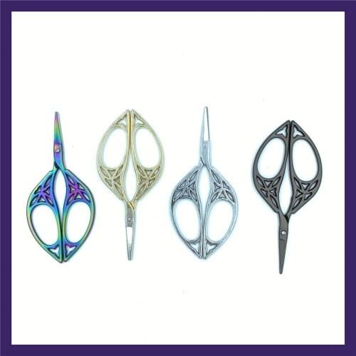 Sewing Tools Accessories Stainless Leaves European Vintage Scissors Sewing Shears DIY Tools for Sewing Needlework Kitchen Tools