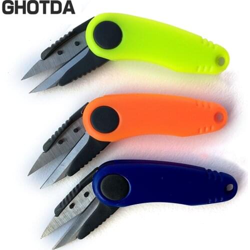 GHOTDA Shrimp-Shaped Stainless Steel Fish Use Accessories Folding Line Scissor