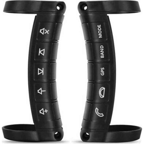 General Steering Wheel Controller Universal Wireless Luminous Multifunctional DVD Navigation Button Remote Control