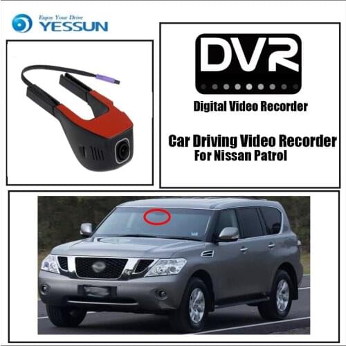 YESSUN for Nissan Patrol Car Driving Video Recorder Wifi DVR Mini Camera Novatek 96658 FHD 1080P Dash Cam Night Vision