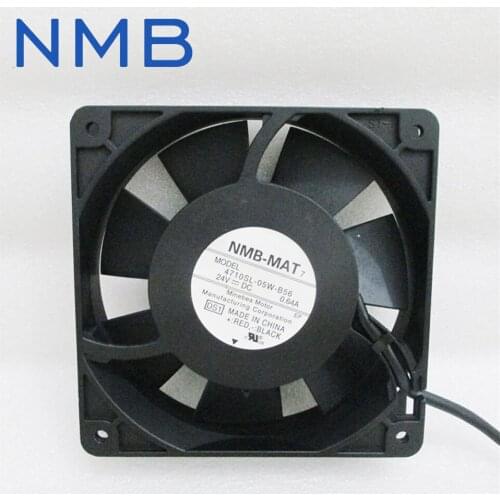 1pcs 4710SL-05W-B56 12025 12cm 120mm 24V 0.64A aluminum frame high tempreture axial industrial cooling fan