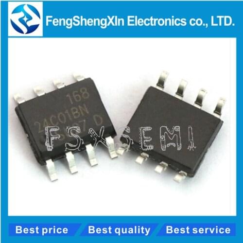 100pcs/lot AT24C01BN AT24C01 AT24C01N 24C01 24C01A SOP-8 2-Wire Serial EEPROM IC