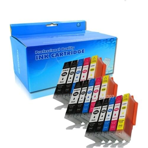 15PCS Compatible Replacement for PGI-550XL CLI-551XL Ink Cartridges Use for Canon Pixma IP7250 IX6850 IP7200 MX925 MX725 MG5650