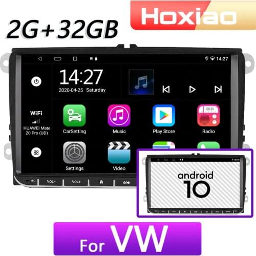 Android 10 Car Radio Multimedia Player for Volkswagen VW Golf Polo Passat B7 B6 Skoda Seat 2003-2017 Navigation GPS 2 Din
