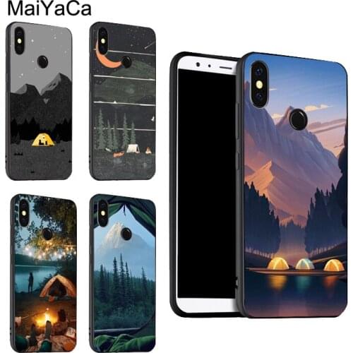 Camping Nature Mountain For POCO X3 F2 Case For Redmi Note 9 Pro 8 7 8T 9S 9A 9C For Mi Note 10 Lite 9T A3 Coque
